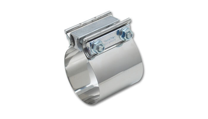 Exhaust Clamp, Torca Butt Joint clamp, 2.00 in. diameter, 304 Stainless Steel, each