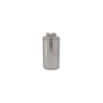 Catch Can with 4 Adapters on Cap, CNC Logo - Anodized Silver