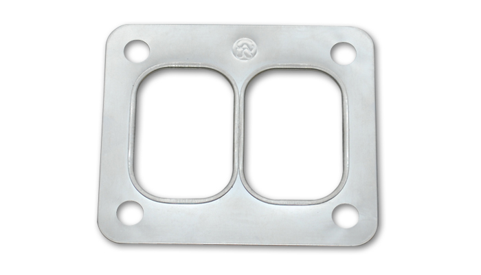 Turbo Flange Gasket, Turbine INLET, 4-Bolt, fits Garrett GT3788, all GT/GTX 40R / 42R / 45R with Divided Turbine Inlets and all T4 Divided Turbine Inl