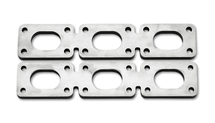 Header Flange, 1/2 in. thick, fits BMW E36/E46 6 cyl. Motors, Steel, Pair