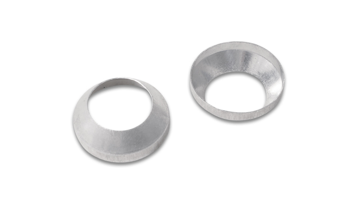 37 Degree Conical Flare Seal, -6 AN, Aluminum, Set of 2
