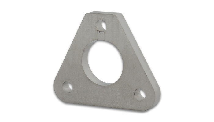 Turbocharger INLET Flange, 3-Bolt, fits Garrett GT1544 (model 454082-2), 304 Stainless Steel, Natural, each