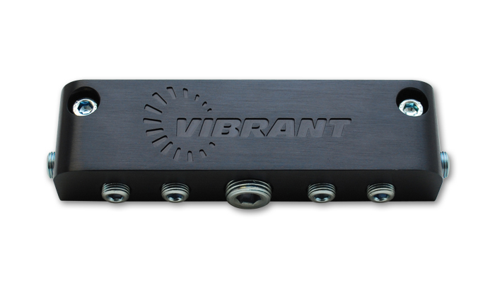 Aluminum Vacuum Manifold - Anodized Black