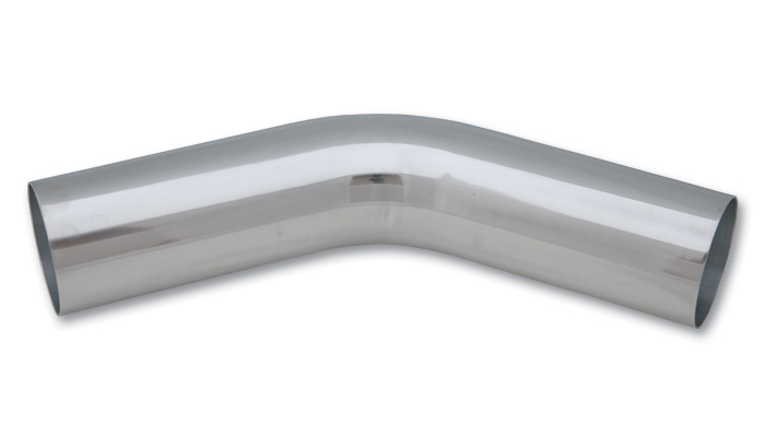 2' O.D. Aluminum 45 Degree Bend - Polished
