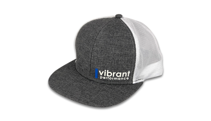 Baseball Cap, Snapback style, Vibrant Performance logo, Grey