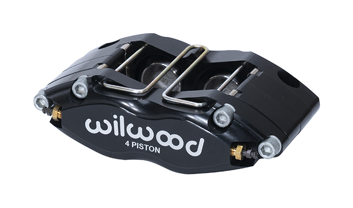 Brake Caliper DynaPro Forged Aluminium Black Anodized 4-Piston Front or Rear Each
