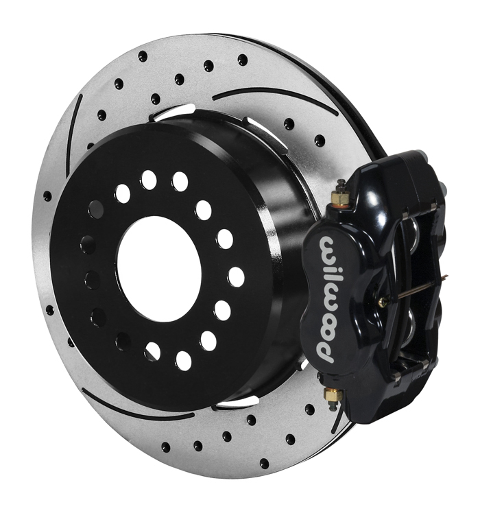 Brake Disc, Dynalite, Rear, Parking, 4-Pistons Calipers, Black, Kit