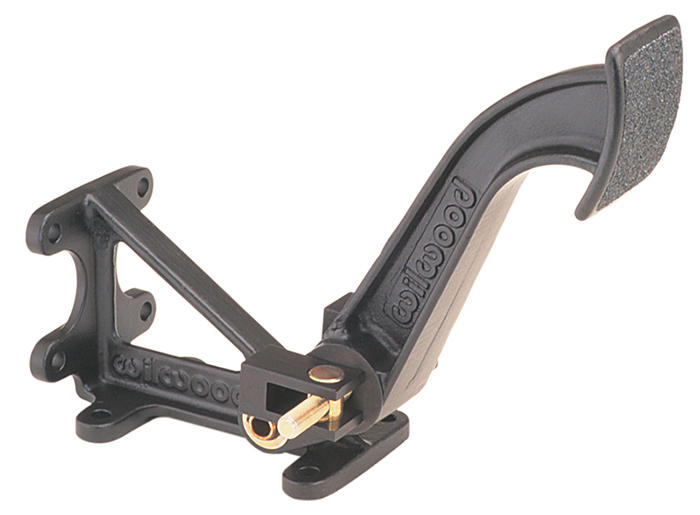 Brake Pedal, Aluminum, Black, Floor Mount, Universal, Each