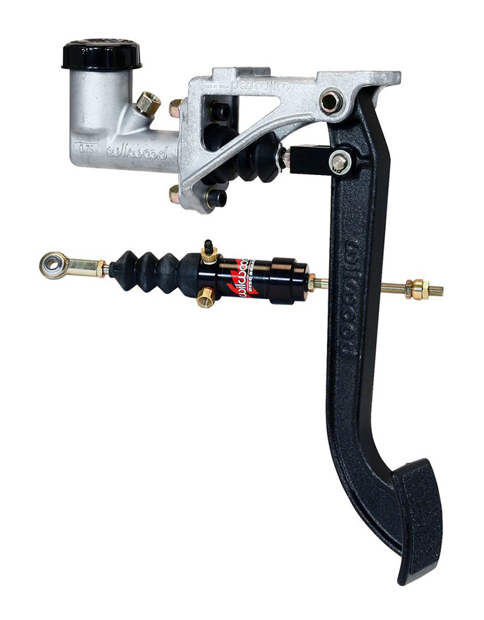 Pedal Assembly, Clutch, Aluminum, Black, Forward Mount, Each