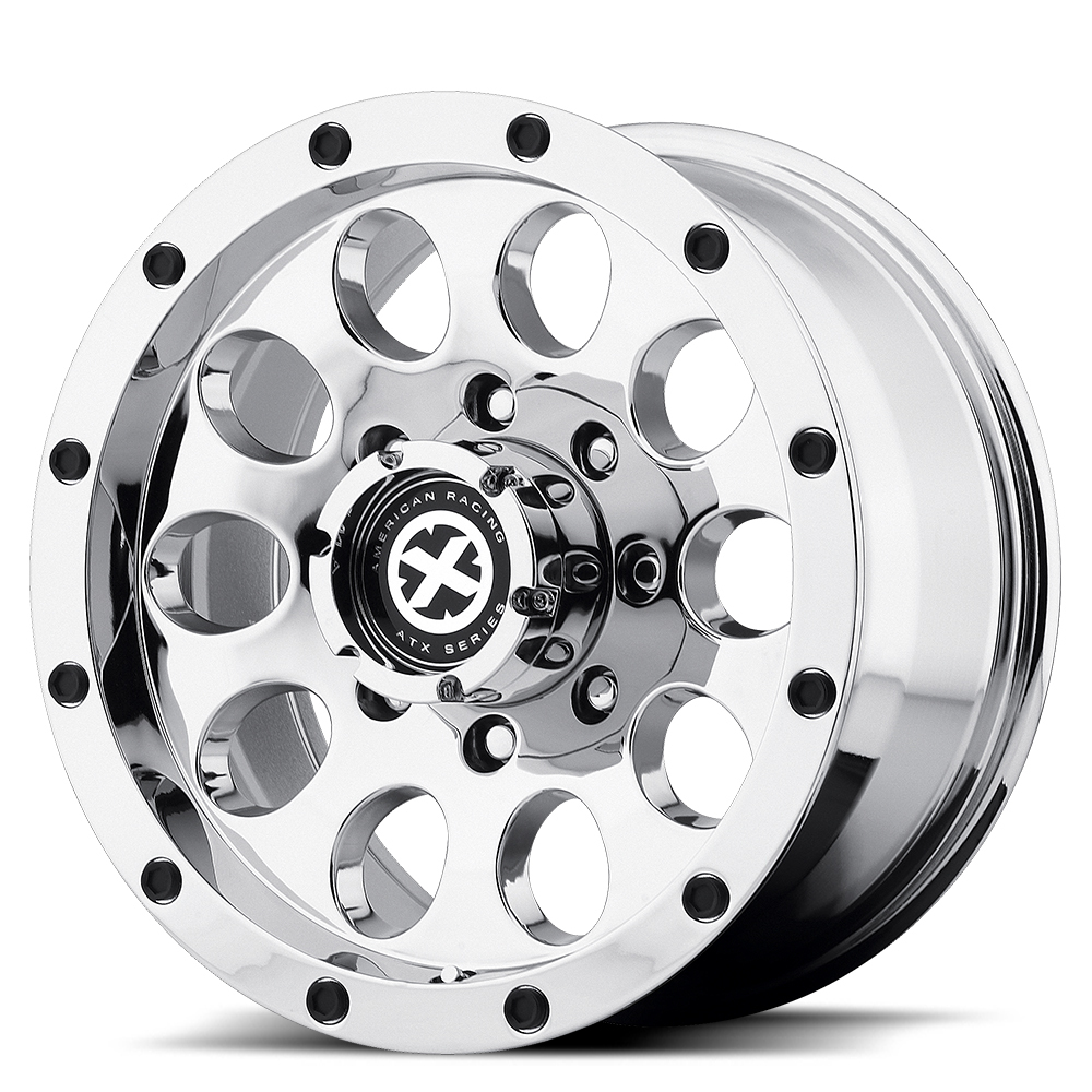 Wheel,AX186 SLOT 15X10 6X5.5 CHR -44MM,CHROME