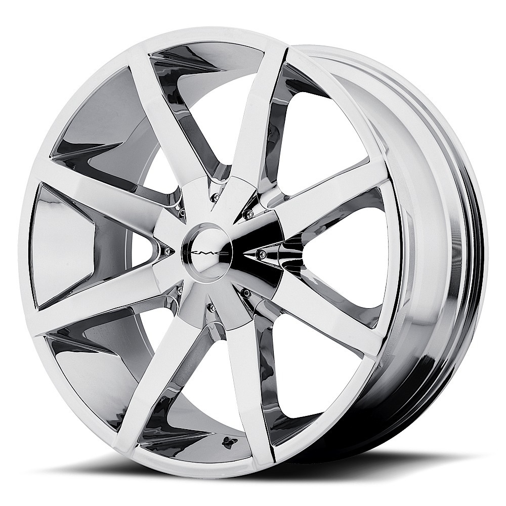 Wheel,KM651 SLIDE 20X8.5 6X135/5.5 CHR +10MM,CHROME