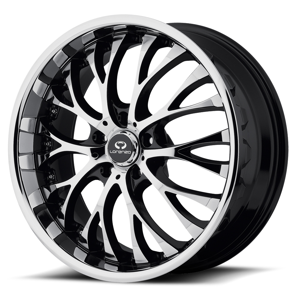 Wheel,WL027 19X8 5X4.5 CHR/G-BLK +32MM,CHROME W/ PAINT