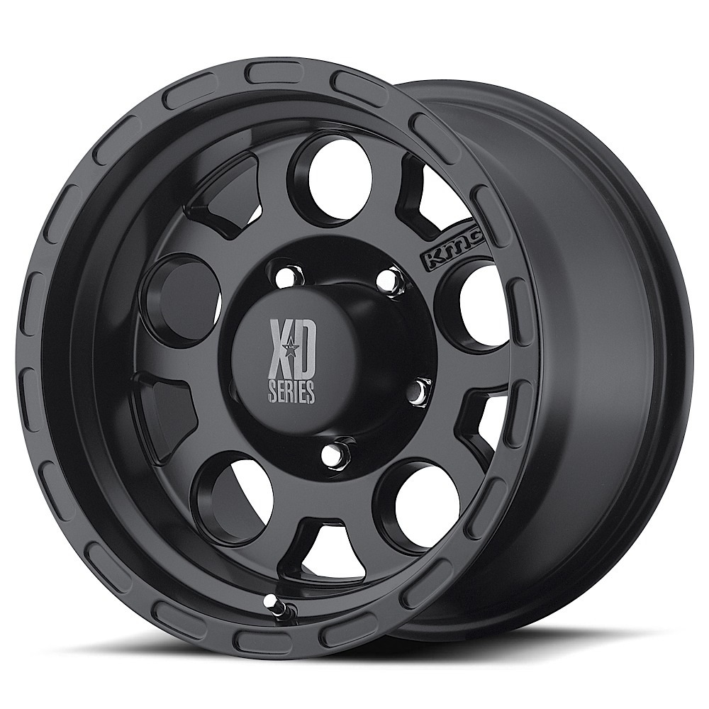 Wheel,XD122 ENDURO 15X7 5X4.5 M-BLK -6MM,FULL PAINT