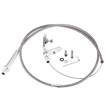 Automatic Transmission Bradied Stainless Kickdown Kit, Carburetor,, GM TH350, Kit