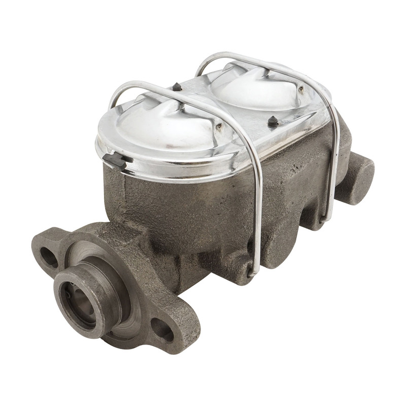 Holden Chev Cast Iron Master Cylinder Cast Iron Body, Chrome Steel Cap, 1' Bore,