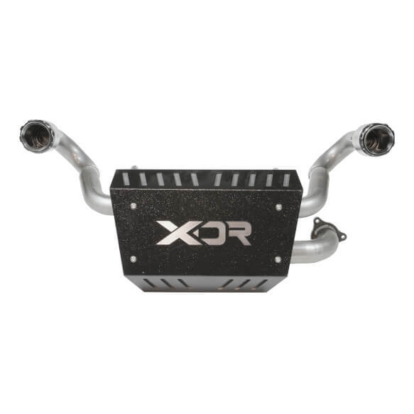 XDR Muffler, Can-Am, Stainless, Natural, Oval, Slip-On, Polaris, Each