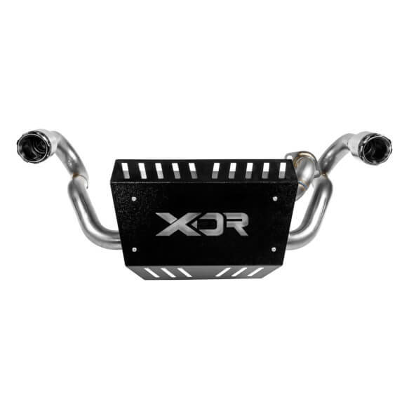XDR Muffler, Off-Road Competition, Oval, 409 Stainless Steel, Natural, Polaris, Each