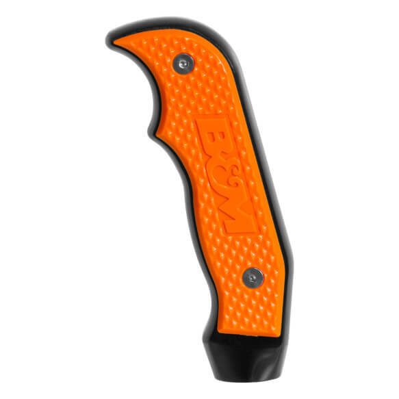 XDR Shift Handle, Magnum Grip, Pistol Grip, Billet Aluminium, Black Anodised, Orange Insert, Polaris. Each