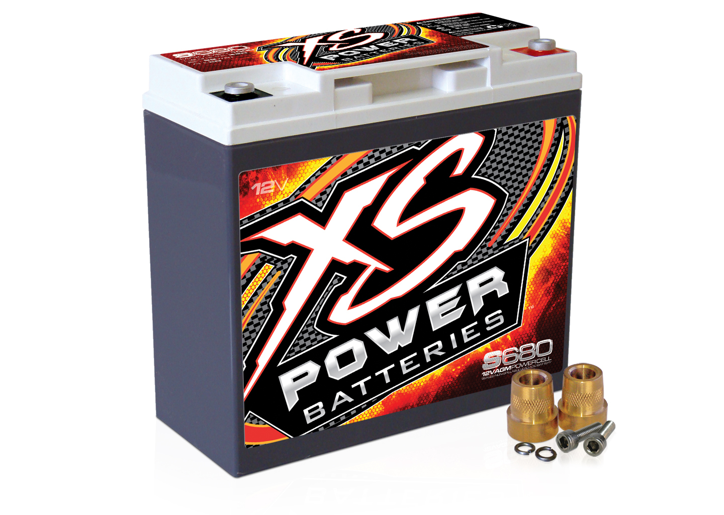 12V AGM Starting Battery, Max Amps 1,000A CA: 320A