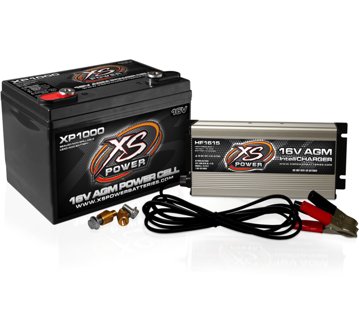XP1000 16V Battery and HF1615 16V, 15A IntelliCharger Combo