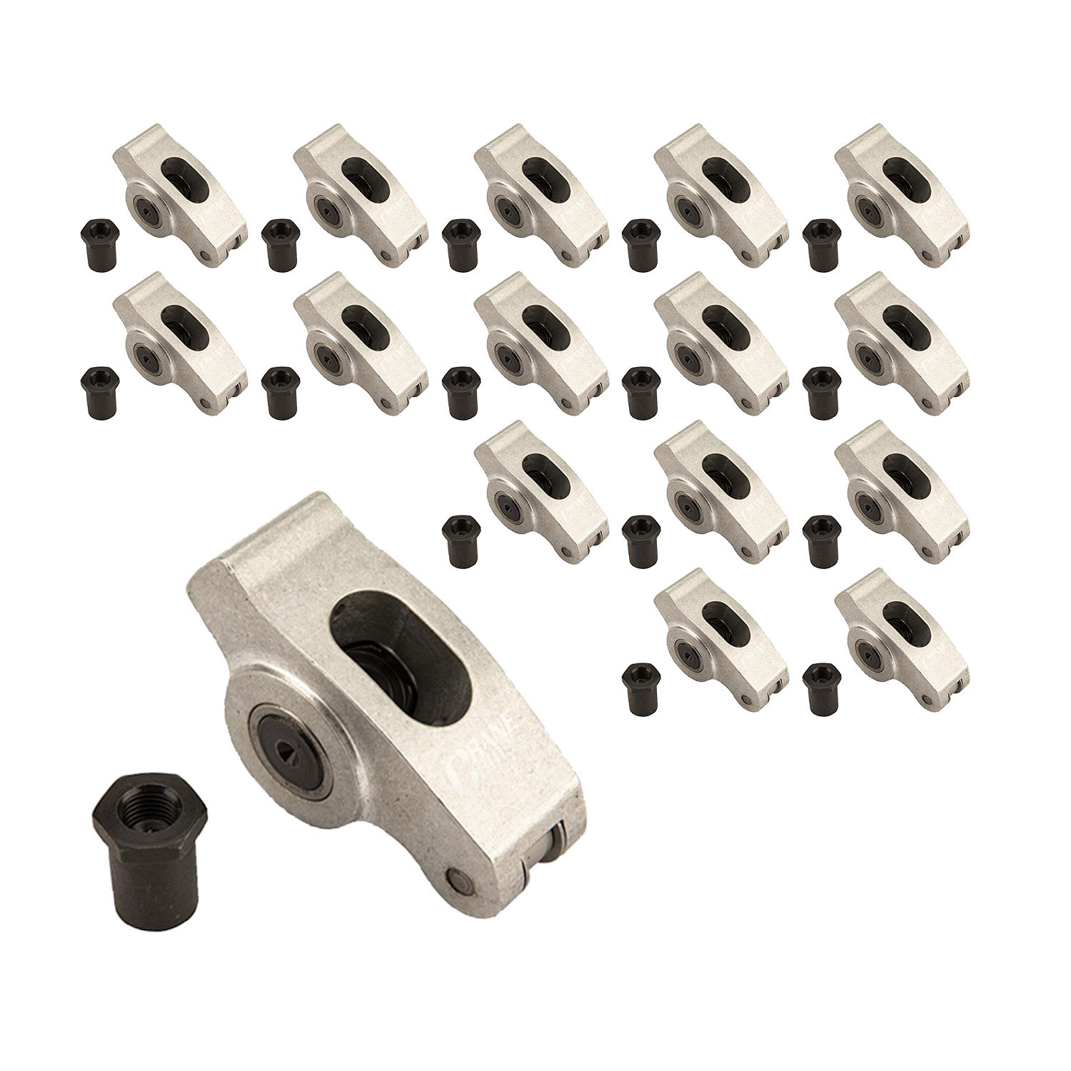 Aluminum rocker arms - Chevrolet 305-350 V8 1.5 cert. 3/8 self-align. set/16