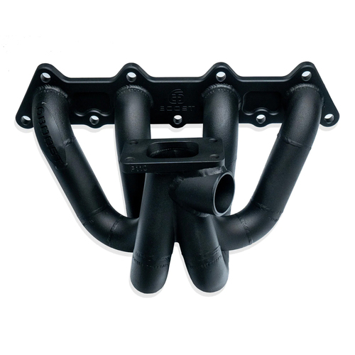 6Boost Exhaust Manifold, for Nissan FJ20, Low Mount V-band(Garrett G25/30/35)/Nil to suit IWG