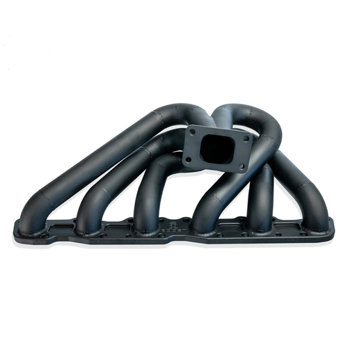 6Boost Exhaust Manifold, for Nissan RB20/25DET, Low Mount T3/Nil 'Open Entry' (suit IWG G25/30/35)