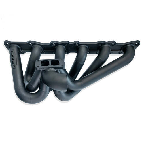 6Boost Exhaust Manifold, for Nissan RB20/25DET, T3/50 'Divided Entry' Single 50mm Wastegate Port