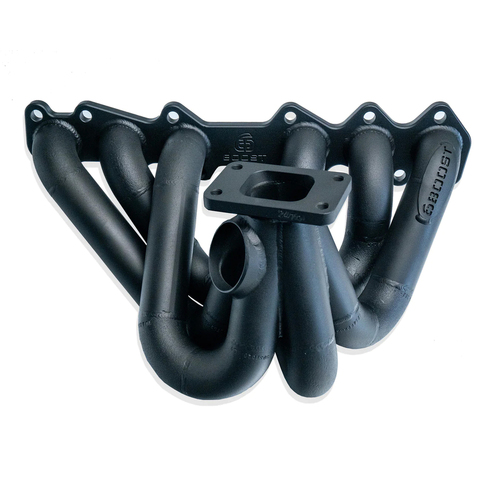 6Boost Exhaust Manifold, Toyota 1JZ GTE Non VVTI, T3/Nil 'Open Entry' to suit IWG