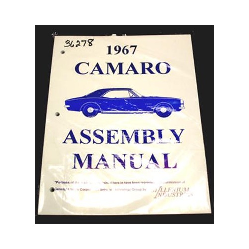 American Autowire Factory Assembly Manual, For Chevrolet, Camaro, 1967-1967