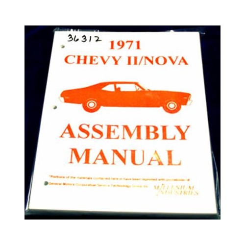 American Autowire Factory Assembly Manual, For Chevrolet, Nova, 1971-1971