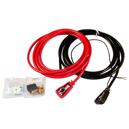 American Autowire Battery Cables, 1-gauge, PVC Jacket, Black and Red, 216 in. Length, Kit