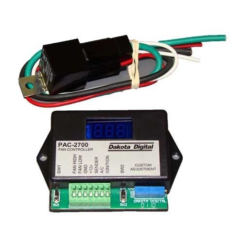 Electric Engine Fan Controller, Fan 'On' And 'Off' Temperature
