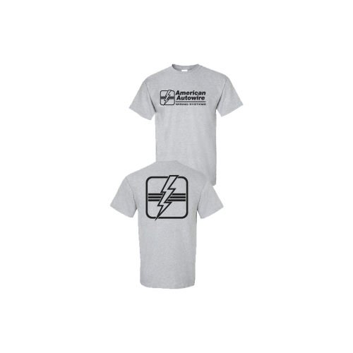American Autowire Logo T-Shirt, 2017, Grey