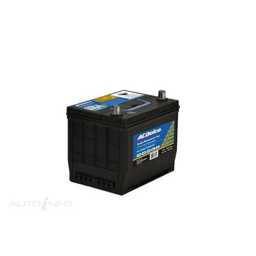 AC Delco Battery, 680 CCA, 62 Ah, 105 RC (Min), SAE Terminal, RHP, Each