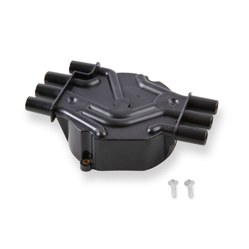 ACCEL Distributor Cap, Crab Style, Black, Screw-Down, For Chevrolet, 90 Degree V6, Each