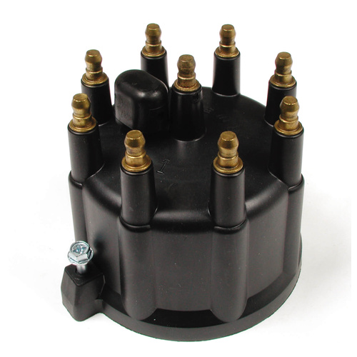 ACCEL Distributor Cap, Male/HEI-Style, Black, Screw-Down, For Dodge, For Jeep, 5.2, 5.9L, Each