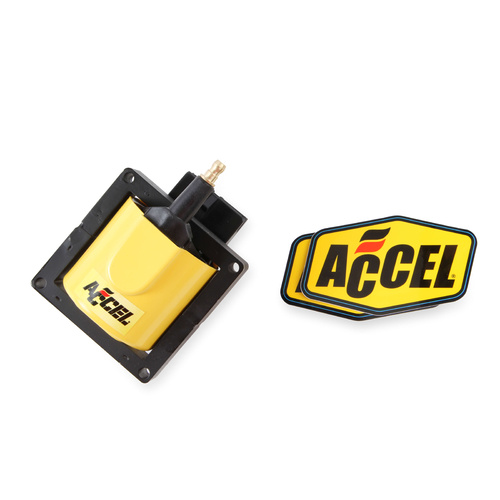 ACCEL Ignition Coil, 1984-1998 For Ford Eec-Iv, Yellow, Each
