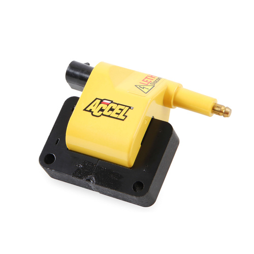 ACCEL Ignition Coil, 1990-2002 For Dodge / For Jeep / For Plymouth / For Chrysler Remote, Yellow, Each