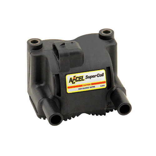 ACCEL Ignition Coil, Motorcycle, Single Fire, Chrome, .5 Ohms Resistance, Each