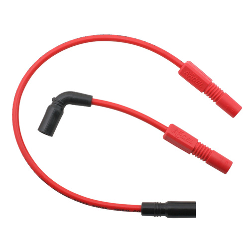 ACCEL Spark Plug Wire Set, 8mm, Silicone, 2007-2015 Sportster XL, Red