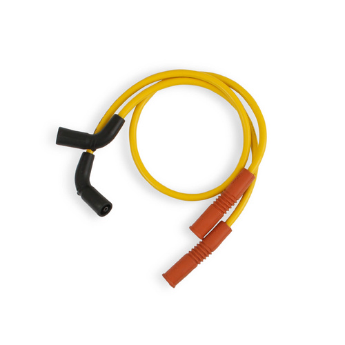 ACCEL Spark Plug Wire Set, 8mm, Silicone, 2009-2016 Harley Davidson Touring, Yellow