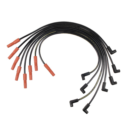 ACCEL Spark Plug Wires, 300+ Race Wire, Spiral Core, 8.8mm, Black, Stock Boots, GM, 454, V8, Set