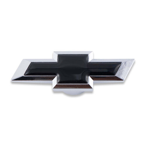 AC Delco, XL Bowtie Center Nut Chrome/Black Chevy Bowtie, Chrome/Black Chevy Bowtie Emblem; Extra Large Style