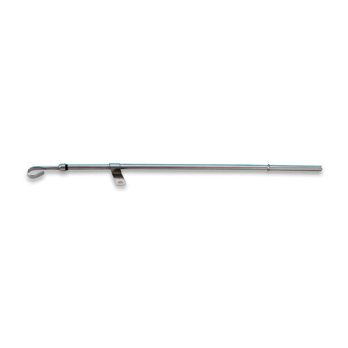 AC Delco Dipstick with Tube, Engine, Steel, Chrome, Classic Hook Handle, For Chevrolet, Big Block, Each