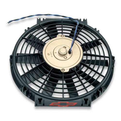 AC Delco, Bowtie High Performance 10" Electric Fan, Straight Blade Style; 1000 CFM; Mounting Kit Included