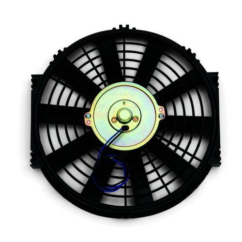 AC Delco Electric Fan, Single, 12 in. Diameter, Reversible, Black, Nylon, Each