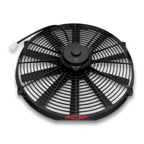 AC Delco, Bowtie High Performance 16" Electric Fan, Straight Blade Style; 2100 CFM; Mounting Kit Included