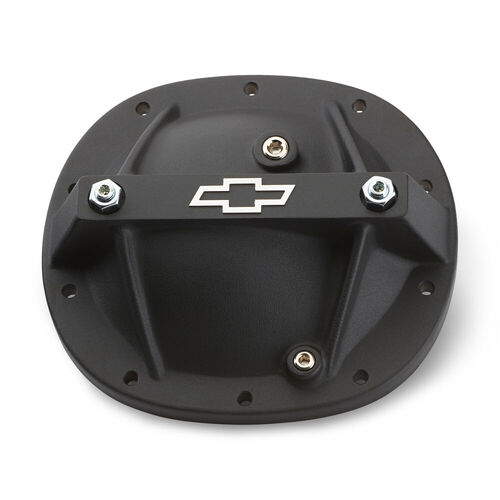 AC Delco, GM Differential Cover , GM 7.5(10 Bolt) Rear End; Black Crinkle; Chevy Bowtie
