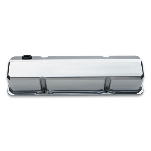 AC Delco Valve Covers, Aluminium, Polished, Tall, For Chevrolet, Small Block, Pair
